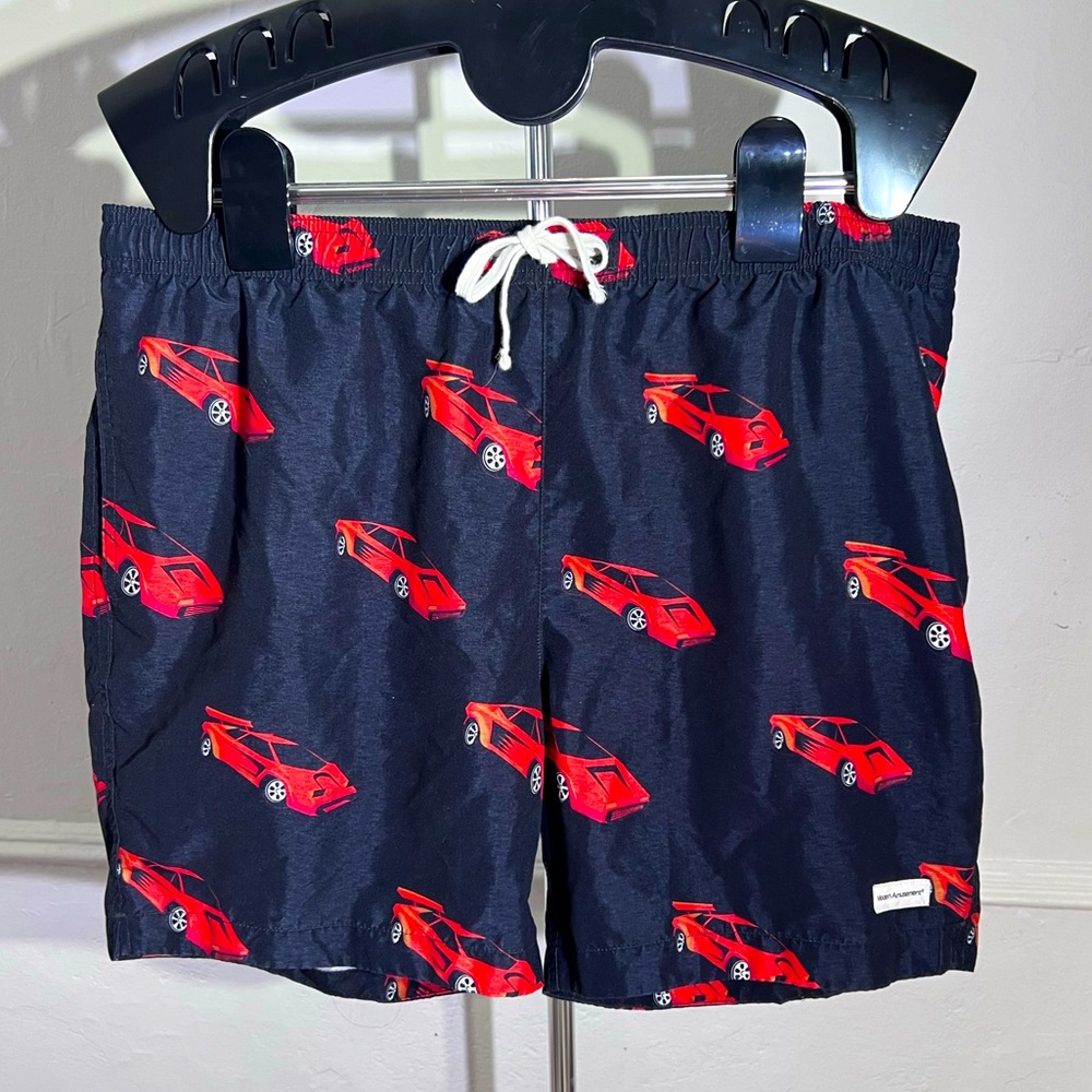 Men’s PacSun Modern Amusement Sports Car Swim trunks Size XL
